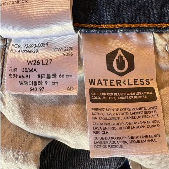 Levis Ribcage Straight Ankle Length Jeans Medium Wash size 26 - Picture 5 of 8